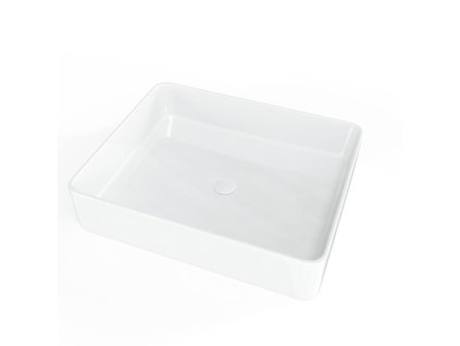 Swiss Aqua Technologies Umyvadlo na desku SAT Infinitio 50x40 cm bez přepadu SATINF5040