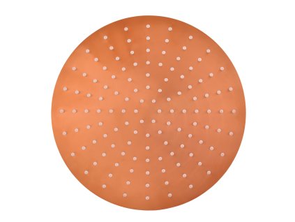 Hlavová sprcha kulatá kovová ø 30 cm s 4-otvorovými tryskami, Zlatá Růžová - kartáčovaná KS0001/4ZRK, RAV Slezák