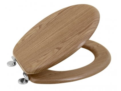AQUALINE WC sedátko, MDF, dub