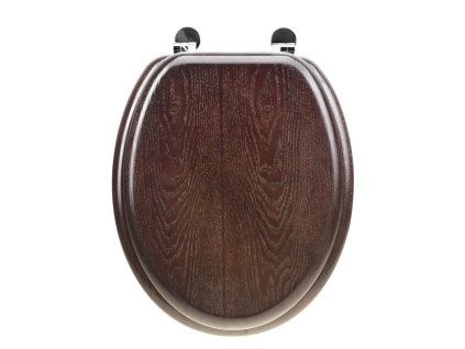 AQUALINE WC sedátko, MDF, ořech