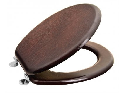 AQUALINE WC sedátko, MDF, ořech