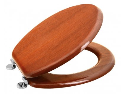 AQUALINE WC sedátko, MDF, třešeň