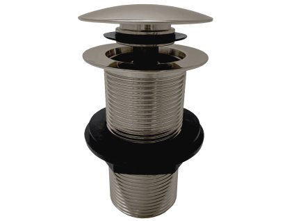 Výpusť umyvadlová 5/4'' bez přepadu - neuzavíratelná zátka, Metal Grey - lesklá MD0799MGL, RAV Slezák