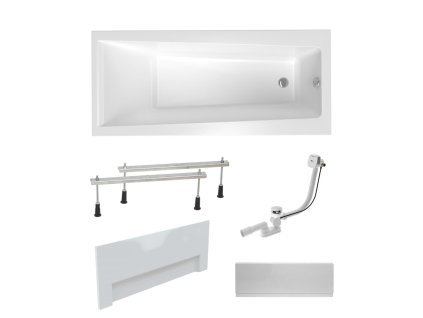 Laguna Obdélníková vana Laguna Idea Plus 160x75 cm akrylát levá i pravá SIKOID1600APNP