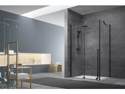 Swiss Aqua Technologies Boční zástěna ke sprchovým dveřím 87,5 cm SAT Walk-In Xmotion SATWIXMSTENA90C