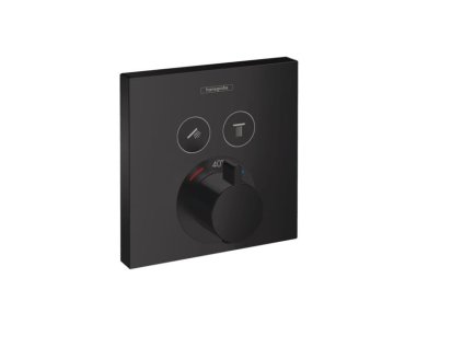Hansgrohe Sprchová a vanová baterie Hansgrohe ShowerSelect bez podomítkového tělesa matná černá 15763670