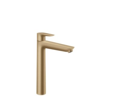 Hansgrohe Vysoká umyvadlová baterie Hansgrohe Talis E bez výpusti kartáčovaný bronz 71717140
