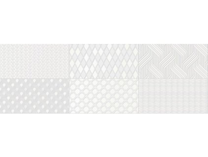 SUPERCERAMICA CAMALEONTE obklad Decor Mix Blanco 20x60 (1,44 m2) CAM001
