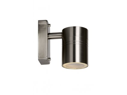 Lucide ARNE-LED - přisazené bodové svítidlo venkovní - Ø 6,3 cm - LED - GU10 - 1x5W 2700K - IP44 - Chrom 14867/05/12