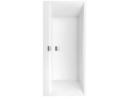 Villeroy & Boch Obdélníková vana Villeroy & Boch Squaro 170x75 cm litý mramor levá i pravá UBQ170SQE2DV-01