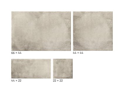 Realonda Dlažba Realonda Modular dust grey 44x66, 44x44, 22x22, 22x44 cm mat MDUSTGR