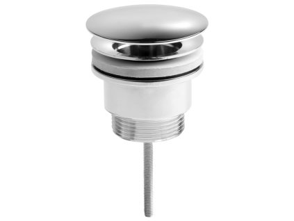 Sapho Umyvadlová výpust 5/4“, neuzavíratelná, velká zátka, 5-65mm, chrom CV3004