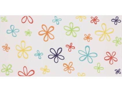 Fineza Dekor Fineza Happy mix barev Flower 20x40 cm lesk DHAP40FL