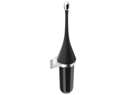 MARPLAST COLORED WC štětka závěsná, ABS, Soft Touch, černá mat A65801NE