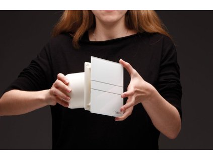 E-100 GB koupelnový ventilátor axiální, 8W, potrubí 100mm, černá