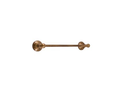MORAVA RETRO - Koupelnový doplněk Držák ručníku 550, 5 mm, Stará mosaz (Bronz) MKA0701/40SM, RAV Slezák