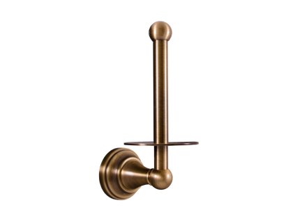 MORAVA RETRO - Koupelnový doplněk Držák toaletního papíru rezervní, Stará mosaz (Bronz) MKA0402SM, RAV Slezák