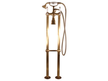 2089 1 2089 1 morava retro vanova baterie do podlahy stara mosaz bronz mk550 5 2sm rav slezak