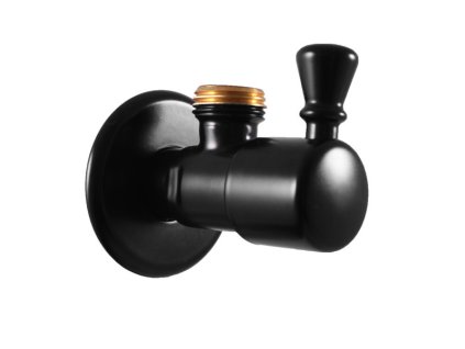 6118 1 6118 1 ventil rohovy s keramickym vrskem 1 2 x 3 8 cerna matna rv0138cmat rav slezak