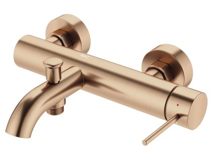 Swiss Aqua Technologies Vanová baterie SAT Aurum bez sprchového setu 150 mm broušená rose gold SATBAUR222BRG
