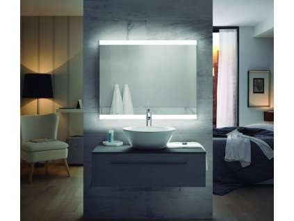 Naturel Zrcadlo s LED osvětlením Naturel 100x70 cm EMMA10070