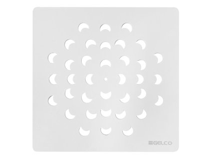 GELCO Čtvercová krytka sifonu, bílá KSM104W
