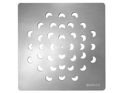GELCO Čtvercová krytka sifonu, chrom KSM104CH
