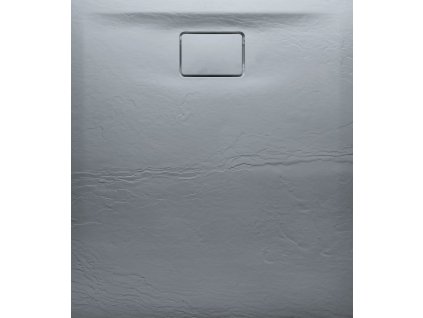 ACORA vanička z litého mramoru, obdélník 120x90x3,5cm, šedá, dekor kámen