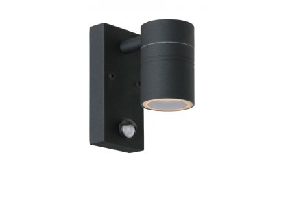 Lucide ARNE-LED - přisazené bodové svítidlo venkovní - Ø 6,3 cm - LED - GU10 - 1x5W 2700K - IP44 - Černá 14866/05/30
