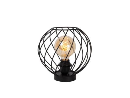 Lucide DANZA stolní lampa Ø 25 cm 1xE27 černá
