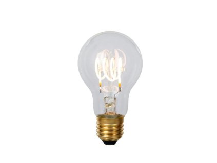 Lucide A60 filamentová LED žárovka Ø 6 cm E27 1x5W 2700K průhledná