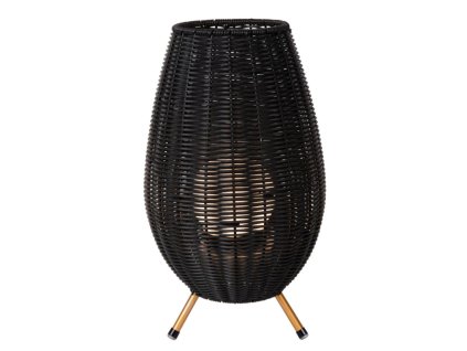 Lucide COLIN IP44 venkovní nabíjecí stolní lampa - baterie - LED Ø 22cm 1x3W 3000K  IP44 černá