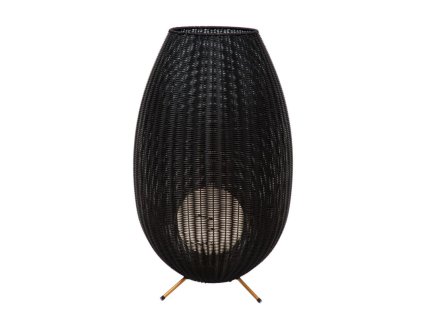 Lucide COLIN IP44 venkovní nabíjecí stojací lampa - baterie - LED Ø 50 cm 1x3W 3000K  IP44 černá