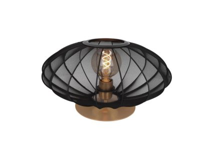 Lucide CORINA - Stolní lampa - Ø 40 cm - 1xE27 - Černá