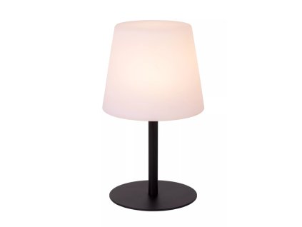 Lucide TYON - Dobíjecí stolní lampa Vnitřní/Venkovní - baterie - LED stm. - IP65 - Černá