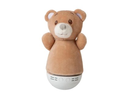 Lucide DOLLY - stolní lampa dětská - baterie - LED - 1x3W 2700K - S hudební funkcí - hnědá