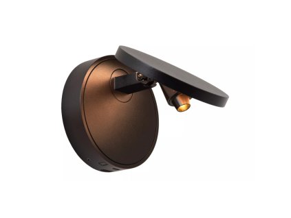 Lucide UFOR - nástěnné svítidlo - Ø 12 cm - LED stmívatelné - 1800K/3000K - černé