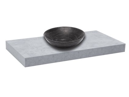 Naturel Deska pod umyvadlo bez umyvadla Naturel Dolce 80x8x50 cm beton mat DO8050BE