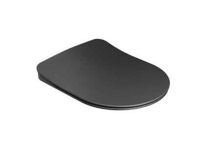 Ravak WC prkénko Ravak Uni Chrome Flat, černé X01795
