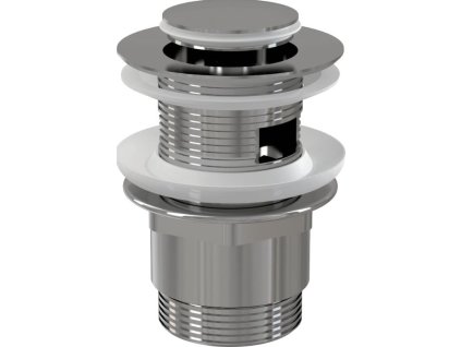 Aco Výpust umyvadlová CLICK/CLACK 5/4" celokovová s přepadem Alca 5/4", malá zátka A39