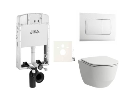 Laufen Cenově zvýhodněný závěsný WC set Jika k zazdění + WC Laufen  SIKOJL1