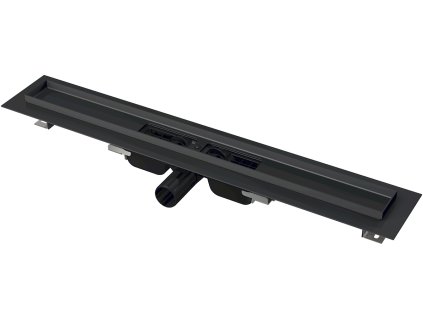 Alca Sprchový žlab Alca 75 cm nerez černá mat APZ101BLACK-750