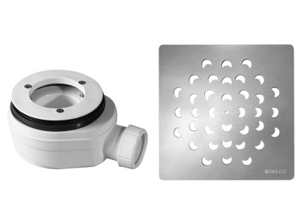 GELCO Vaničkový sifon, průměr otvoru 90 mm, DN40, krytka chrom KSM104CH-SN90