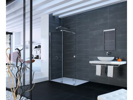 Huppe Sprchová zástěna walk-in 140 cm Hüppe Xtensa pure XT0105.069.322
