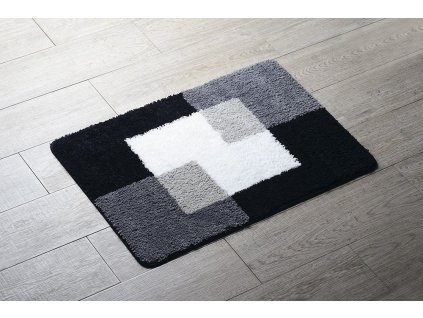 COINS předložka 55x50cm s protiskluzem, polyester, šedá