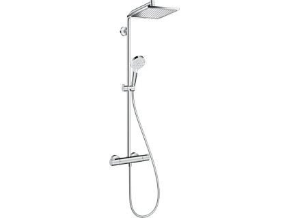 Hansgrohe Sprchový systém Hansgrohe Crometta E na stěnu s termostatickou baterií chrom 27281000