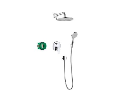 Hansgrohe Sprchový systém Hansgrohe Crometta S pod omítku s pákovou baterií chrom 27958000