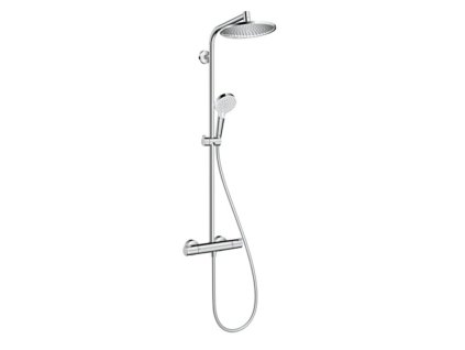 Hansgrohe Sprchový systém Hansgrohe Crometta S na stěnu s termostatickou baterií chrom 27267000