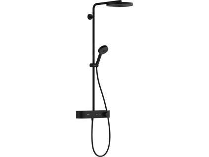 Hansgrohe Sprchový systém Hansgrohe Pulsify S na stěnu s termostatickou baterií matná černá 24220670