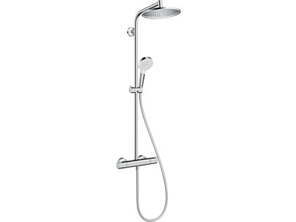 Hansgrohe Sprchový systém Hansgrohe Crometta S na stěnu s termostatickou baterií chrom 27268000